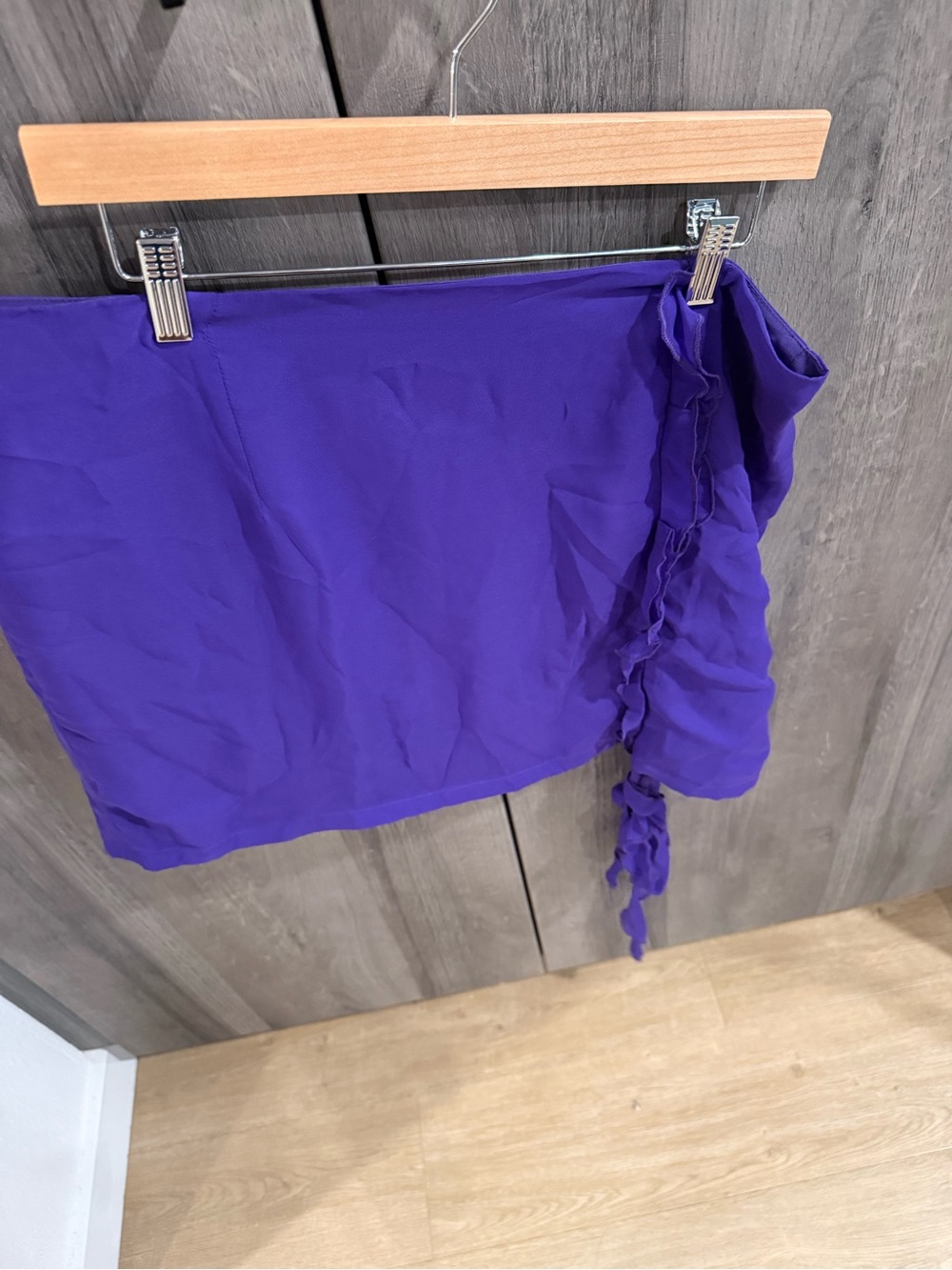 Peppermayo Violet Ruffle Tie-Front Sheer Blouse & skirt - Picture 6 of 12